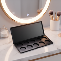 Le fabricant personnalise un conteneur de palette d'ombres à paupières à 10 trous et une boîte de maquillage avec une boîte intérieure en EVA
