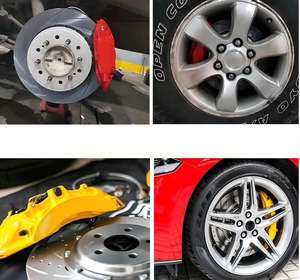 Kit de Caliper de Freno de 4/6 Pistones de Ajuste Directo con Rotor Ranurado de 355 mm para <span class=keywords><strong>Honda</strong></span> Civic Type <span class=keywords><strong>R</strong></span>, Accord, CRV, Fit, Acura Integra, TLX, Ruedas de 17 y 18 Pulgadas - Product Image 5