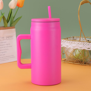 <span class=keywords><strong>Thermos</strong></span> à café glacé transfrontalier 50oz en acier inoxydable 304, isolé sous vide, résistant aux chocs, logo <span class=keywords><strong>personnalisable</strong></span>, grande capacité - Product Image 4