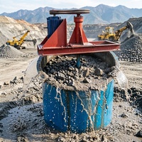 Cuve de mélange industrielle avec agitateur pour le traitement de boues de réactifs minéraux dans les installations minières