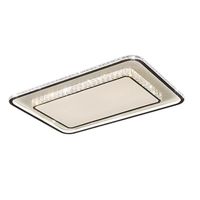 Nouvelle lampe de plafond en cristal 2026, style moderne et minimaliste, ensemble d'éclairage de luxe complet pour salon, salle à manger et chambre.