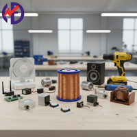 Vente directe d'usine Huaerda RoHS 155 ℃   Fil émaillé UEWF 0,380 mm à souder directement, fil magnétique pour bobinages d'équipements d'éclairage