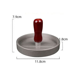 Prensa para Hamburguesas Redonda de Aluminio, Resistente y de Alta Calidad, para Carne de Res, Barbacoa, con Logotipo Personalizado, Herramienta de Cocina para el Hogar, Venta al Por Mayor - Product Image 4