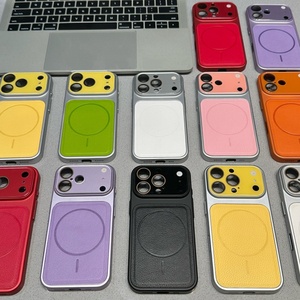 Funda Protectora Rígida Magnética Ultrafina de Cuero PU para iPhone 17 13 14 15 16 Pro Max con Carga Inalámbrica, ¡Venta Caliente! - Product Image 3