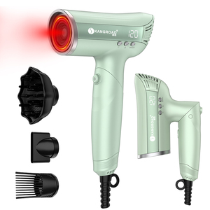 Secador de Pelo Profesional Plegable Kangroad de Doble Voltaje, 110000 rpm, Plasma Milions, de Alta Velocidad, con Infrarrojos - Product Image 1