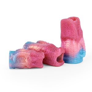 Anillo para Pene con Forma de Cabeza de Animal NNSX, Anillo Abierto para Agrandamiento del Pene, Masaje Vaginal y de Próstata, Anillo de Bloqueo de Esperma para Hombres - Product Image 2