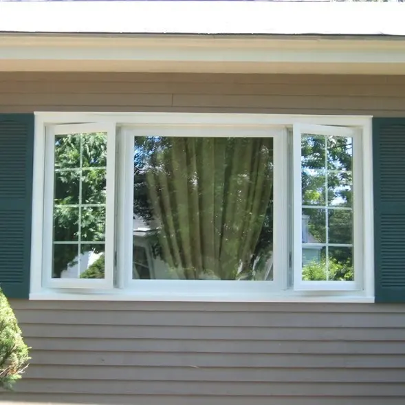 ПВХ двойные застекленные наружные Открывающиеся окна и двери