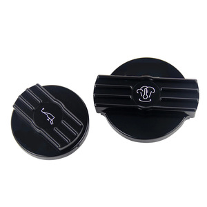 Kit de capuchons de moteur en alliage d'aluminium noir pour Volkswagen 1.8T 2.0T, pièces de rechange pour essuie-glace de radiateur avec vis - Product Image 2