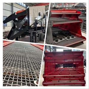 Elektrikli Motor ve Motor yüksek çıkış toprak eleme ekipmanı ile ucuz fiyat lineer titreşimli ekran makinesi - Product Image 3