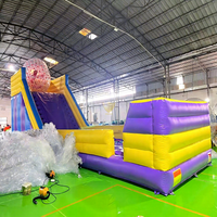 Fabricant de toboggans gonflables, plus de 10 ans d'expérience à l'exportation, OEM ODM, conception personnalisée, PVC 0,9 mm pour équipement de parc d'attractions