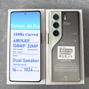 Tecno Camon 40 Pro 5G Smartphone Originale Sbloccato, Display 6.8 Pollici, Dual SIM con CPU Deca Core, Rete 4G/5G, Telefoni Cellulari Sbloccati - Product Image 1