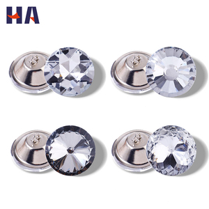 Mới Đến Pha Lê Embellishments Vòng Rhinestone Kim Cương Acrylic Bọc Rhinestone Pha Lê Acrylic Nút Cho Sofa - Product Image 1