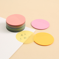 Notes autocollantes de journalisation de qualité supérieure à la vente chaude Signets en matériau PET auto-adhésifs pour la papeterie Lovely on Cycle Post-It Notes