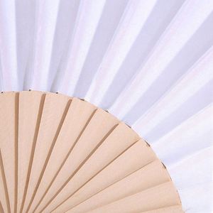 Christmas Decoration Fashionable Portable and Foldable Handmade Hand-held Bamboo Fan - Product Image 3