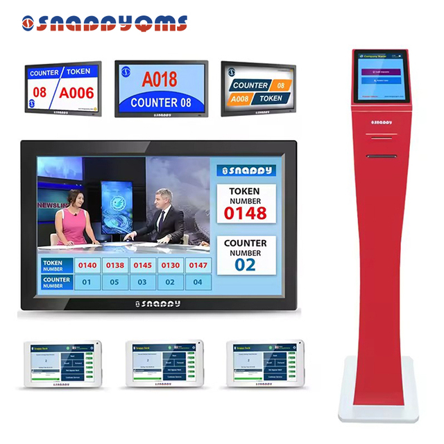 High Quality Queue Ticket Management Hospital Queuing Machines Number Display Smart Bank Queue Management System