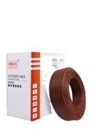 Câble LAN Catégorie 7 Ultra 10 Gigabit Haute Vitesse à Noyau en Cuivre Doublement Blindé PVC 100m
