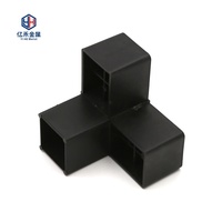 YIHE YCP001 Protection d'angle tout-en-un moderne en plastique noir, connecteur en T en PP, installation facile pour fenêtre et porte