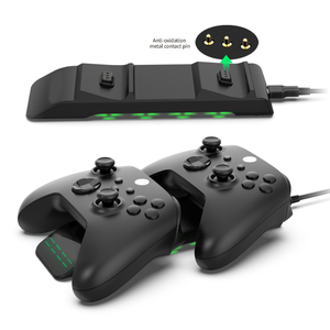 Kép sạc LED ánh sáng Sạc Dock cho <span class=keywords><strong>Xbox</strong></span> loạt cho <span class=keywords><strong>Xbox</strong></span> một x/S điều khiển sạc đứng trạm - Product Image 1