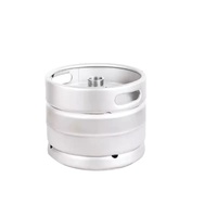 Fût de stockage de bière en acier inoxydable 304 de 1,5 mm d'épaisseur, finition mate, marque KIMLONG, norme DIN, 20 L, durée de conservation de 3 ans