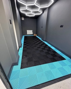 Lampada LED <span class=keywords><strong>Esagonale</strong></span> Dimmerabile per Officina e Garage, Pannello a Nido d'Ape per Soffitto, IP66 Impermeabile, AC 632W 6500K, per Detailing Auto e Autolavaggio - Product Image 2