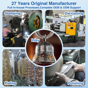 OEM ODM Maßgefertigter Glockenhersteller |   Messingglocke, Metallglocke, Bärenglocke, Kuhglocke, Weihnachtsglocke, Glöckchen - Product Image 5