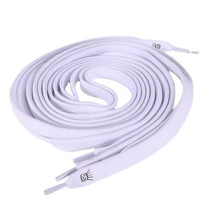 أربطة أحذية مسطحة ملونة مطبوعة بشعار مخصص، مصنوعة من البوليستر المتين ذو شبكة واسعة، بدون ربط، للأحذية الجلدية والأحذية الطويلة - Product Image 1