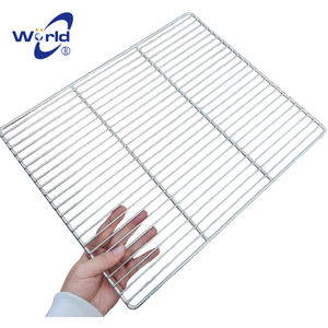 맞춤형 스테인리스 스틸 용접 메쉬 바 굵은 철사 평직 BBQ 그릴 오븐 랙 - Product Image 1