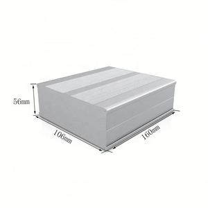 Caja de Control de Aluminio EBM, Protección IP54, Superficie Sandblasted, Caja para Proyectos Electrónicos con 8 Tornillos - Product Image 6