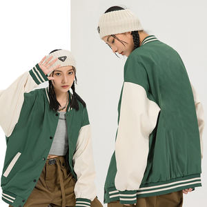 Veste longue à col montant pour homme, coupe décontractée, grande taille, coupe-vent, logo personnalisé, respirante, fermeture éclair, 100% coton, motif extérieur - Product Image 5