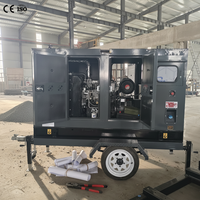 Perkings Tragbarer Leiser Dieselgenerator Elektrisch 50/80/100/120/150KVA kW Automatischer Start 50/60Hz Frequenz mit ATS-Option