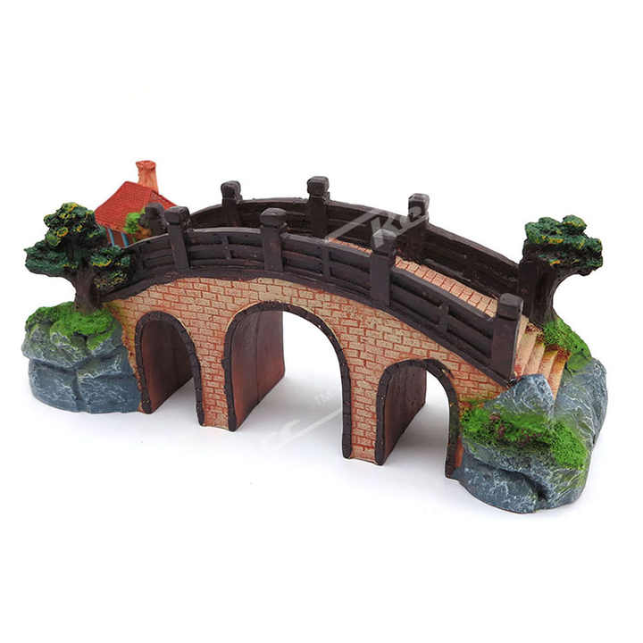 Saimbroken Barrel Aquarium Decorations Resin Betta Cave Hideout Wood