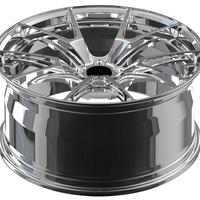 عجلات JDM مقعرة الشكل مصنوعة من قطعة واحدة 5x114.3 مقاس 17 و18 و19 و20 بوصة لسيارات سوبارو WRX VA VB وهيونداي فيلوستر N وتيسلا موديل 3، جنوط كروم
