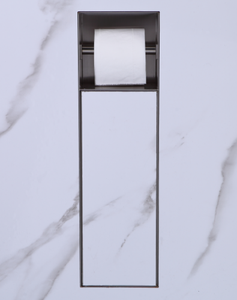 <span class=keywords><strong>Porte</strong></span>-<span class=keywords><strong>brosse</strong></span> <span class=keywords><strong>WC</strong></span> et <span class=keywords><strong>porte</strong></span>-papier toilette en acier inoxydable 304, accessoires de salle de bain, rangement invisible pour hôtels et bureaux - Product Image 5
