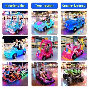 Popular Proyecto de Venta para Parques: Coches de Choque Infantiles, Equipo de Diversión Cuadrado, Alquiler de Coches de Diversión Eléctricos Luminosos Biplaza - Product Image 5