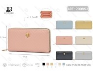 Portafoglio Clutch da Donna Grande in Microfibra Sintetica con Chiusura a Cerniera per Uso Quotidiano - Product Image 1