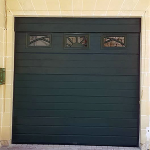 Vente en gros <span class=keywords><strong>de</strong></span> <span class=keywords><strong>porte</strong></span> <span class=keywords><strong>de</strong></span> <span class=keywords><strong>garage</strong></span> automatique monobloc en acier conception latérale 9x9 moderne isolation thermique finie pour les villas à bas prix - Product Image 6