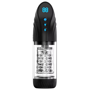 Automatic Thrusting Vibrating <b>Masturbator</b> Cup for Men - Easy to Use All-in-One Adult Sex Toy Machine by Hgod - Product Image 2