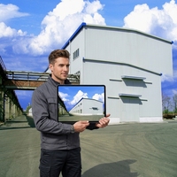 Certification ISO9001 pour les ateliers à structure métallique moderne, les bâtiments d'entrepôts industriels préfabriqués légers en métal.