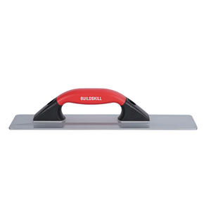 Ergonomic Plaster Trowel 18 In Stainless Steel Blade Flat Handle With Anti Slip Texture Industrial Grade Construction <b>Tool</b> - Product Image 5