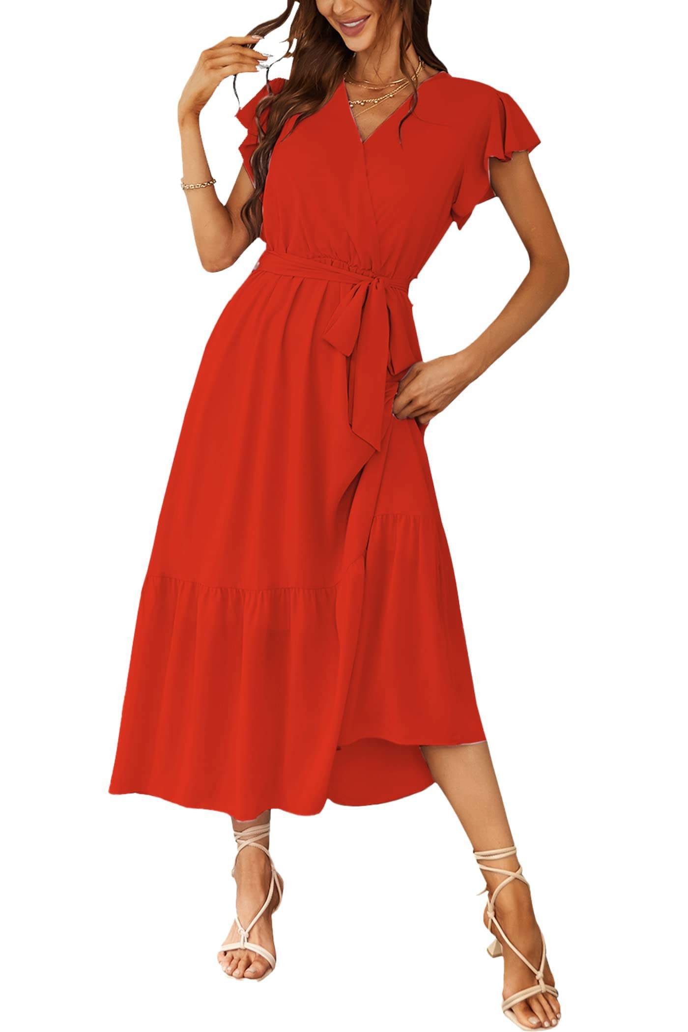 สีส้มแดง