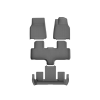 Tapis de sol de voiture 3D TPE de haute qualité, durables, imperméables, sur mesure, ensemble complet pour Tesla Model YL 2025 6 places, moulage par injection