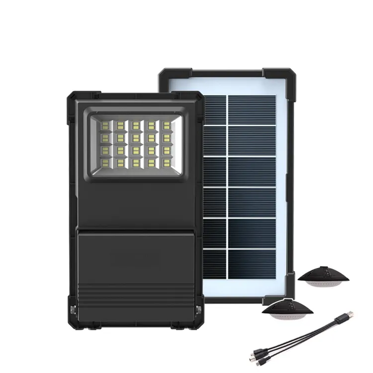 Solar Gadget Solar Kit Portable Power Station LED Bulb Light USB Solar Home Energy Lighting System with Mobile Charger