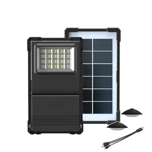 Solar Gadget Solar Kit Pembangkit Listrik Portabel Lampu LED USB Surya Sistem Pencahayaan Energi Rumah dengan Pengisi Daya Ponsel