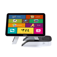 ZJ A6 tout en un système de point de vente pour les petites entreprises commerciales TouchPos caisse enregistreuse Scanner d'imprimante de billets thermique intégré Anypay