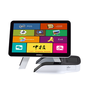 ZJ A6 Sistema POS todo en uno para pequeñas empresas Comercial TouchPos <span class=keywords><strong>Caja</strong></span> <span class=keywords><strong>registradora</strong></span> Impresora térmica de boletos incorporada Escáner Anypay - Product Image 3