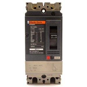 เบรกเกอร์ <span class=keywords><strong>Ns100n</strong></span> 80a 2p Mccb 29601 คอมแพค 25ka Tm80d - Product Image 1