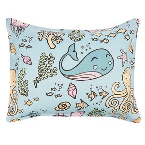 Bộ Chăn Ga Gối Cho Bé Gái Hoạt Hình Cá Voi Biển Nổi Bật Ins Bộ Chăn Ga Gối Thân Thiện Với Môi Trường - Product Image 4