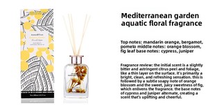 Regalo del Día de la Mujer: Difusor de Aromaterapia con Aceites Esenciales de Plantas, Difusor de Varillas para Hotel, Set de Regalo de Fragancia sin Llama para el Hogar, en Envase Cuadrado de Vidrio y Metal - Product Image 6