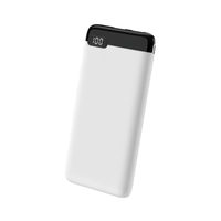 Paquete de batería para teléfono móvil Pantalla LED 22,5 W Banco de energía de carga rápida 20000mAh Estación de energía USB dual Fuente de alimentación Cargador portátil