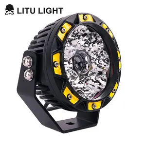 Luz de conducción Led 5,5 pulgadas <span class=keywords><strong>blanco</strong></span> amarillo 60W lámpara de trabajo 12V 24V foco de coche para camión Tractor todoterreno vehículo faros Led - Product Image 1